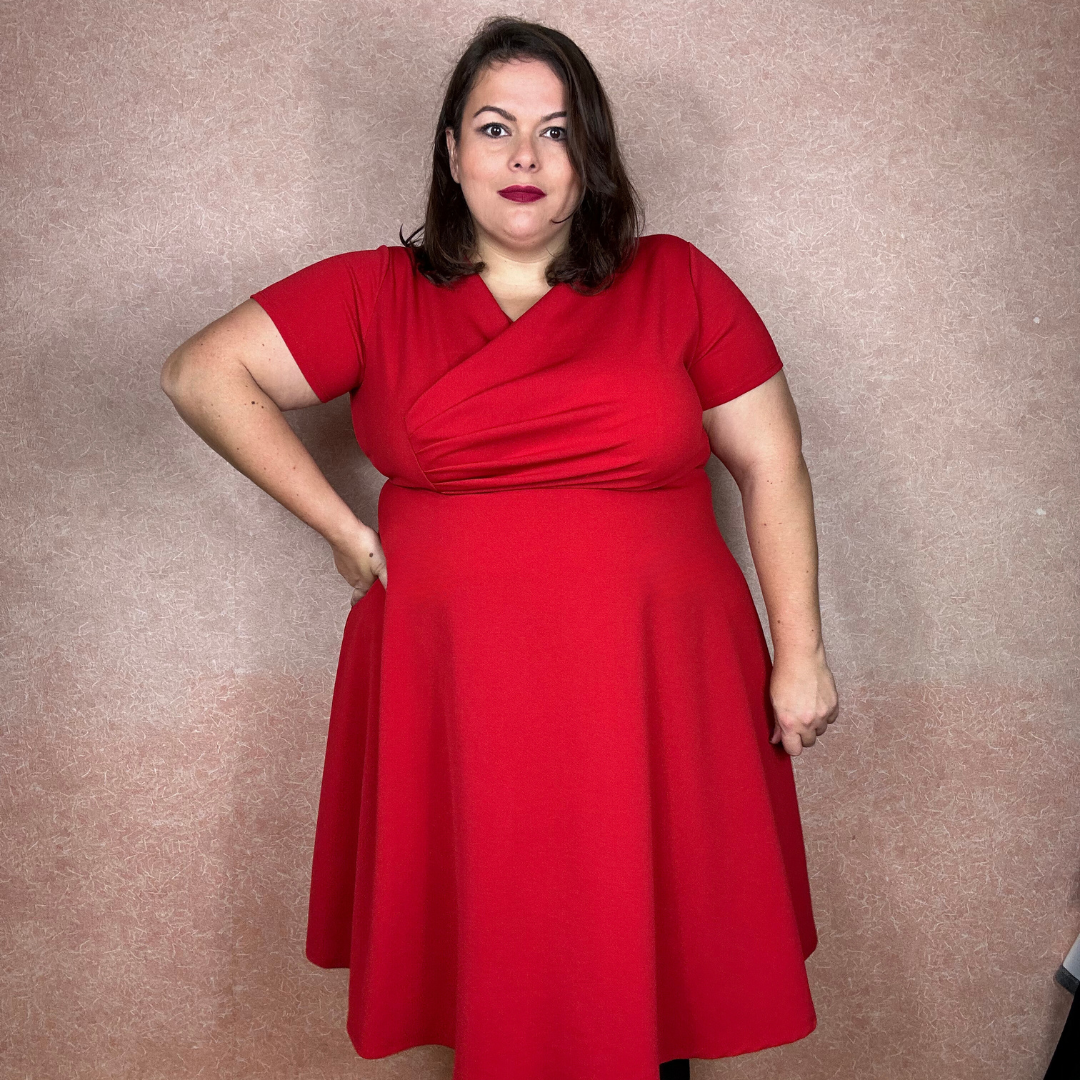 ROBE ÉLÉGANTE DRAPPÉ HAUT