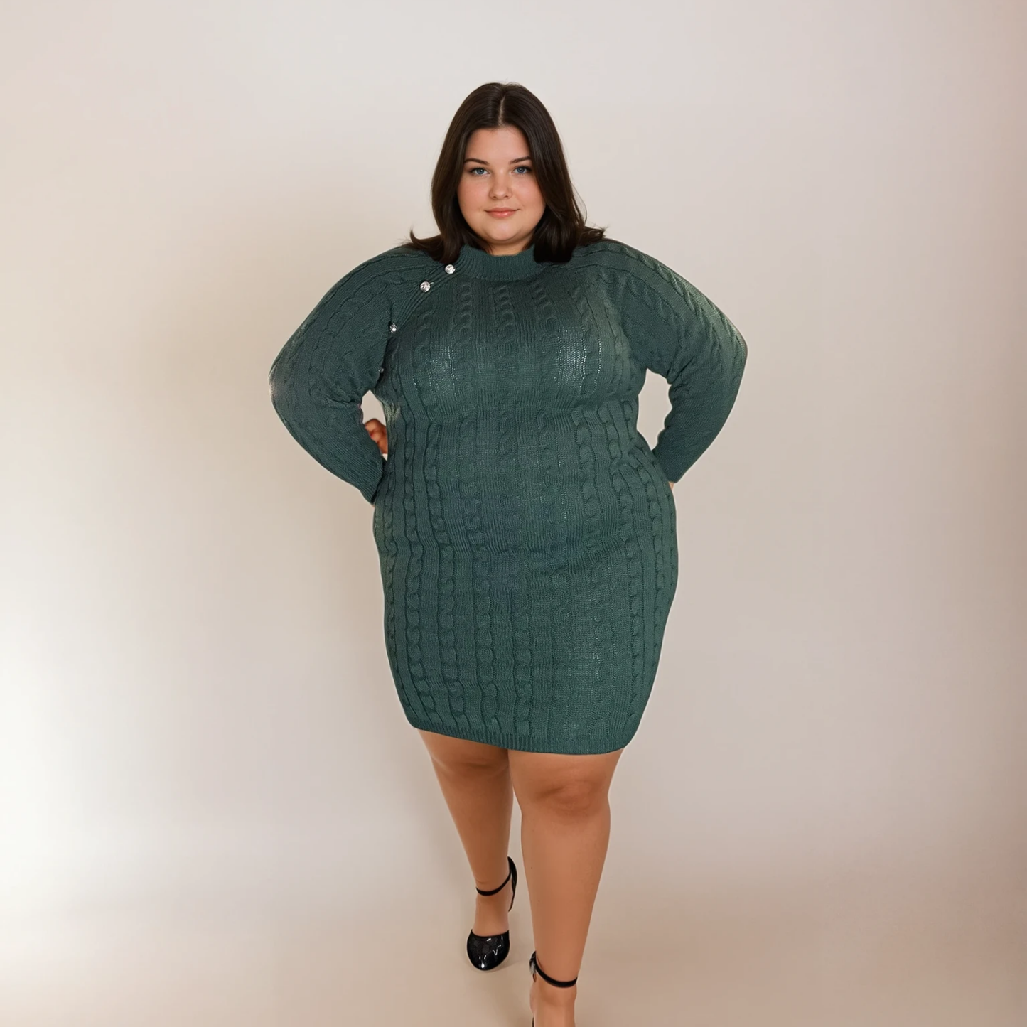 ROBE PULL À MINI COL L'indisciplinée