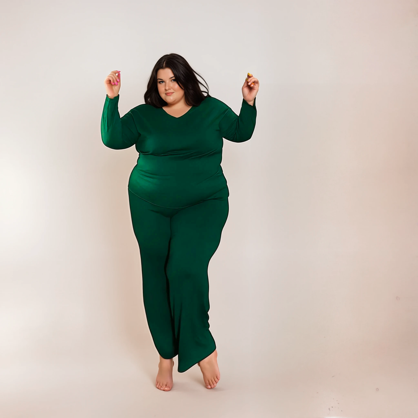 PYJAMA DOUX VERT L'indisciplinée