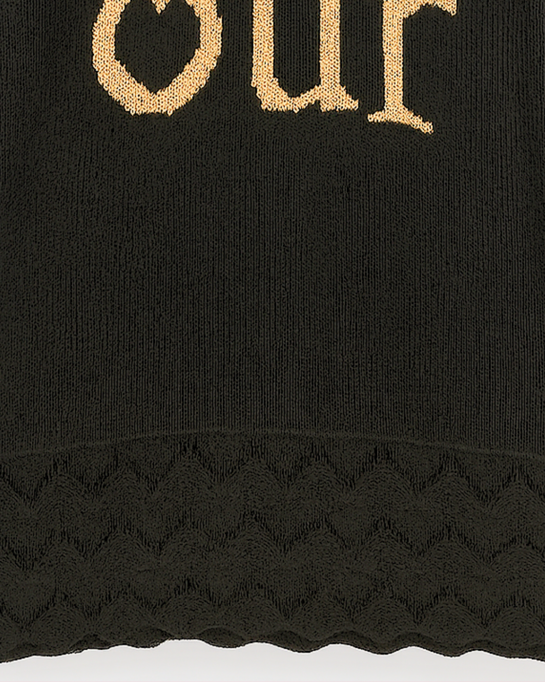 MINI-ROBE PULL / LONG PULL NOIRE L'indisciplinée