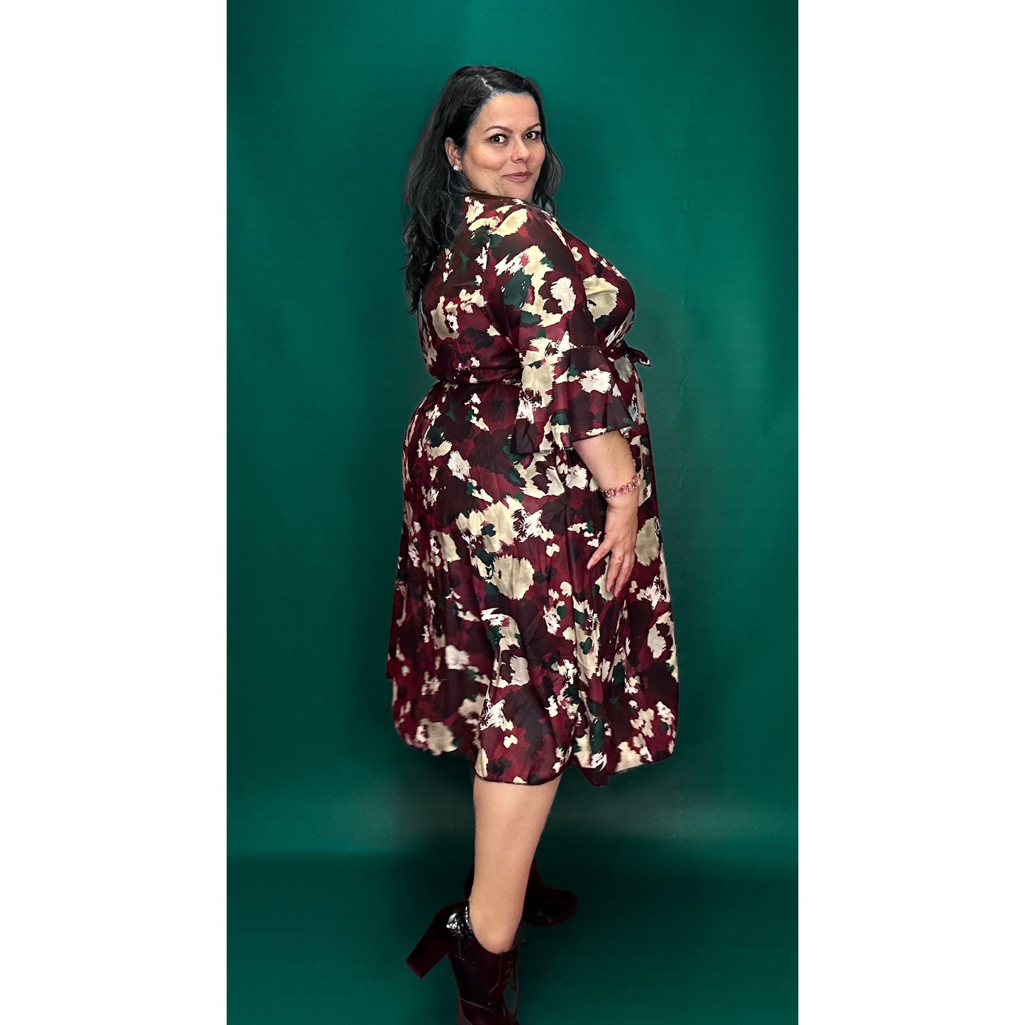 ROBE ROUGE ECLATANTE