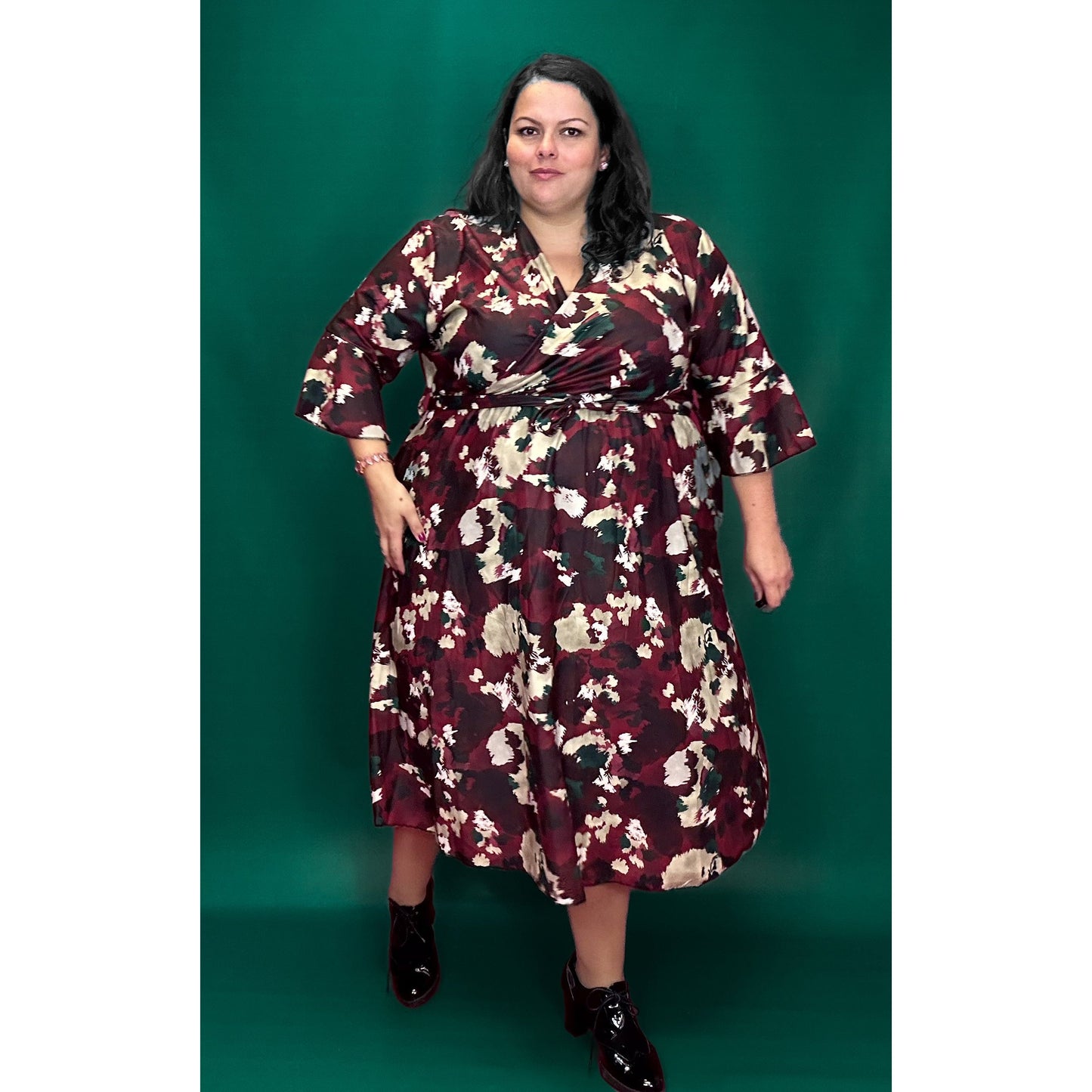 ROBE ROUGE ECLATANTE
