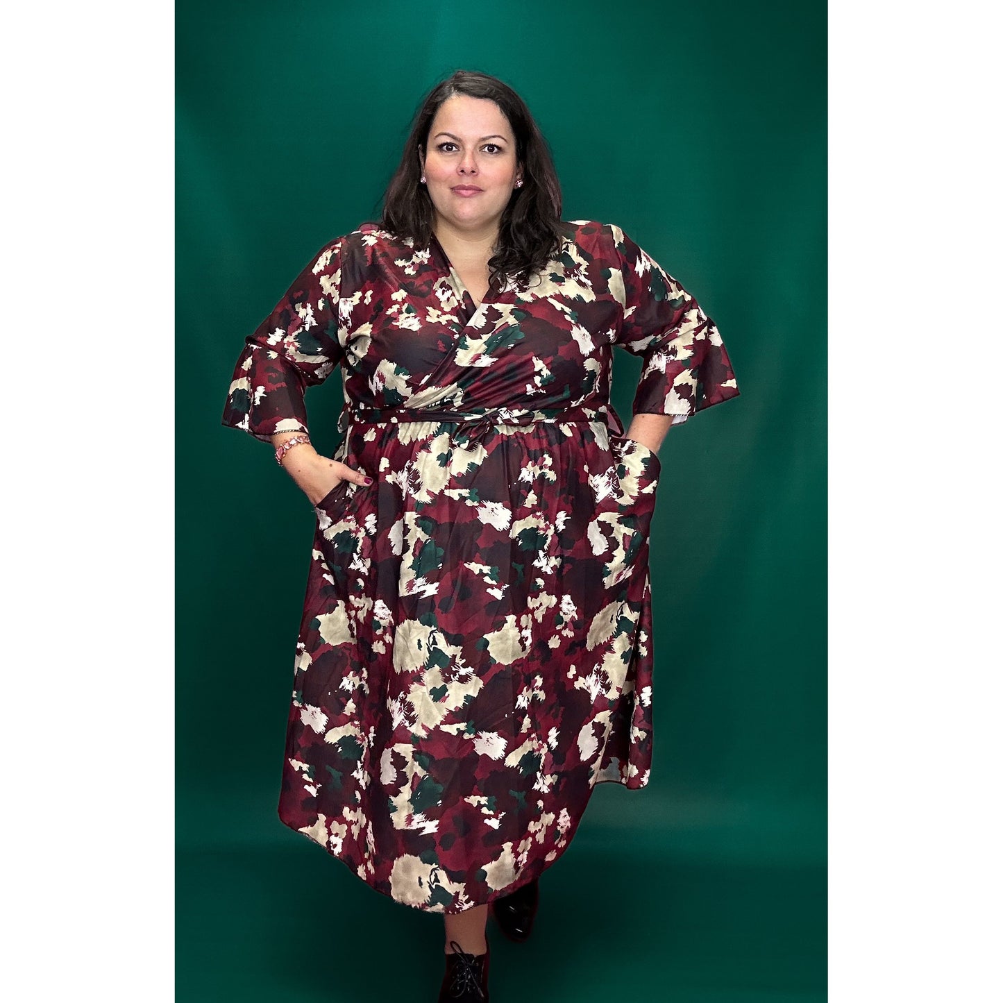 ROBE ROUGE ECLATANTE
