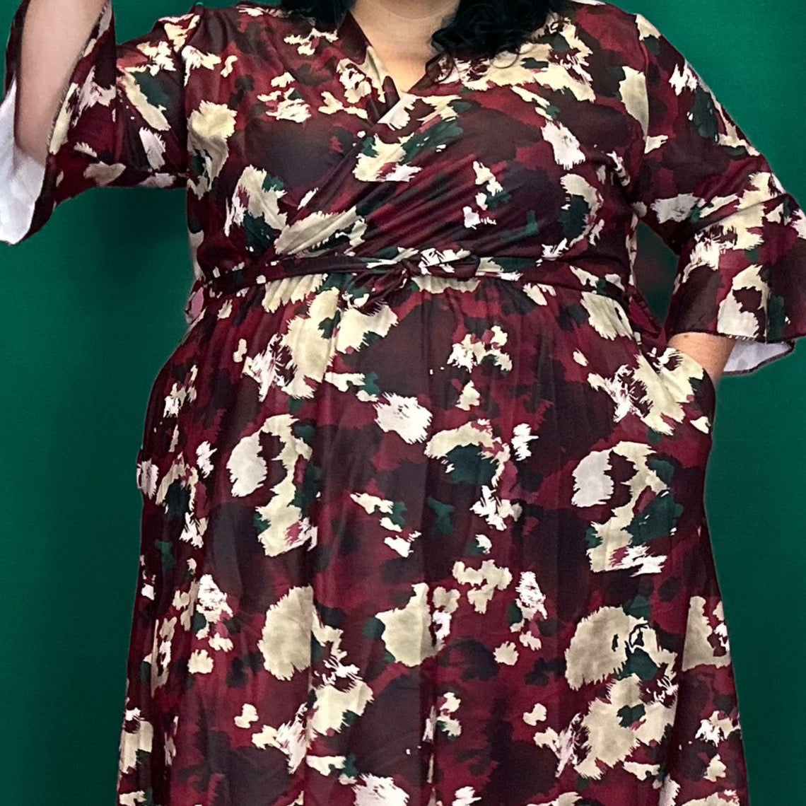 ROBE ROUGE ECLATANTE