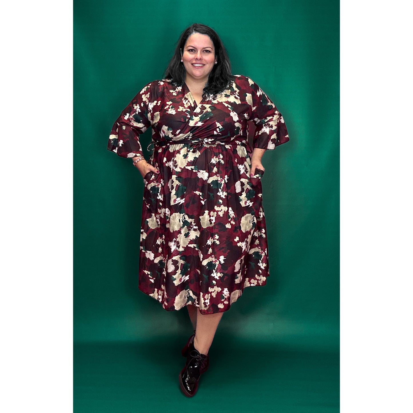 ROBE ROUGE ECLATANTE