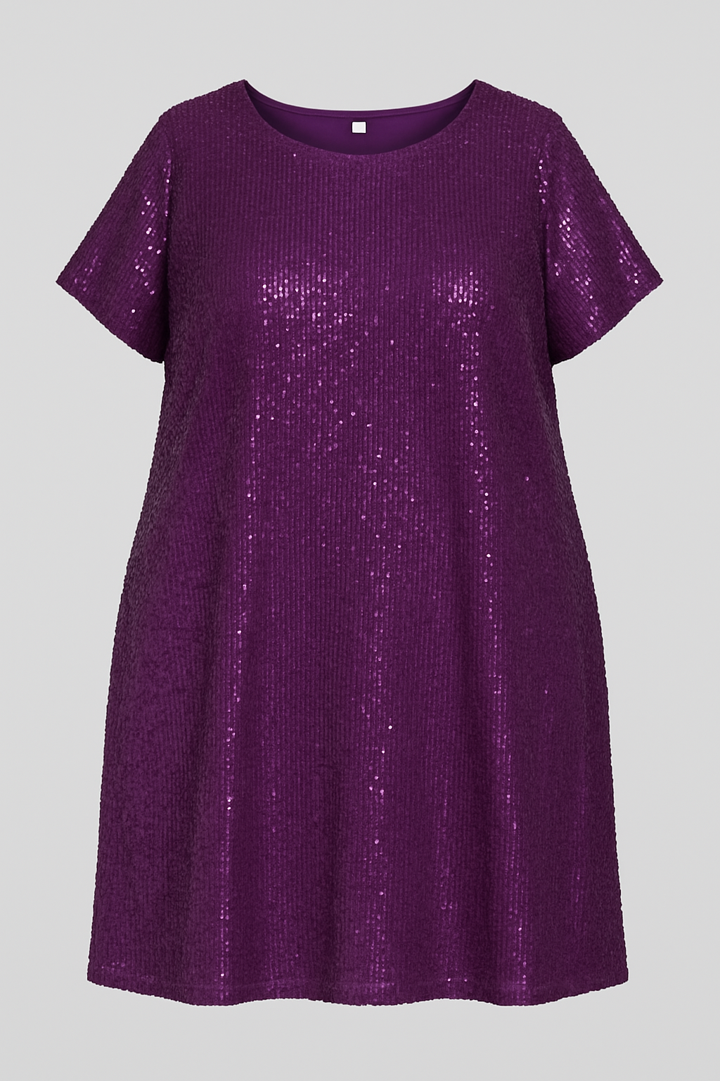 ROBE PAILLETTES - VIOLA