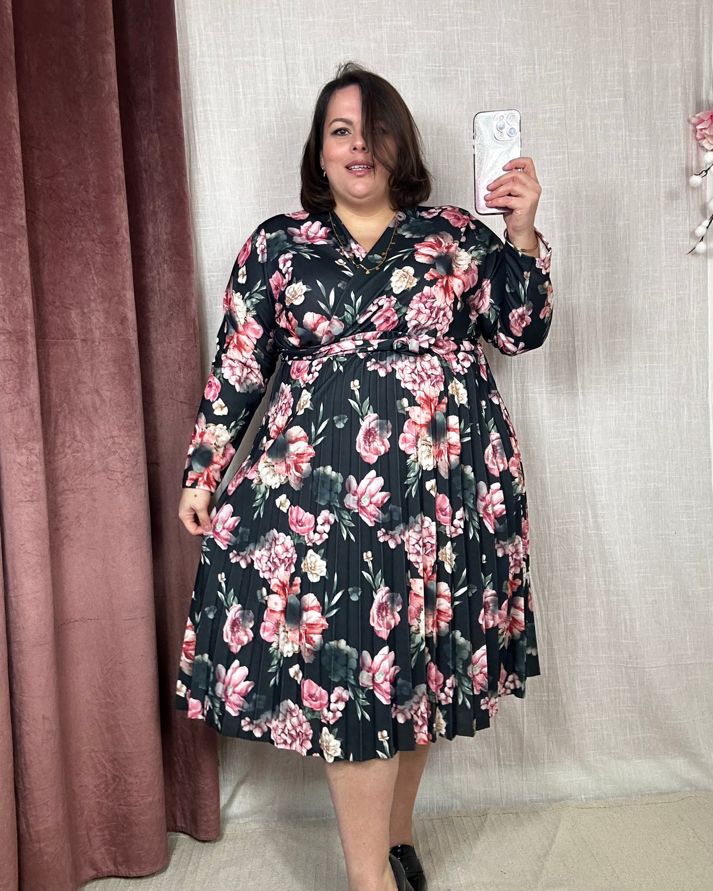 ROBE EMPIRE FLEURIE