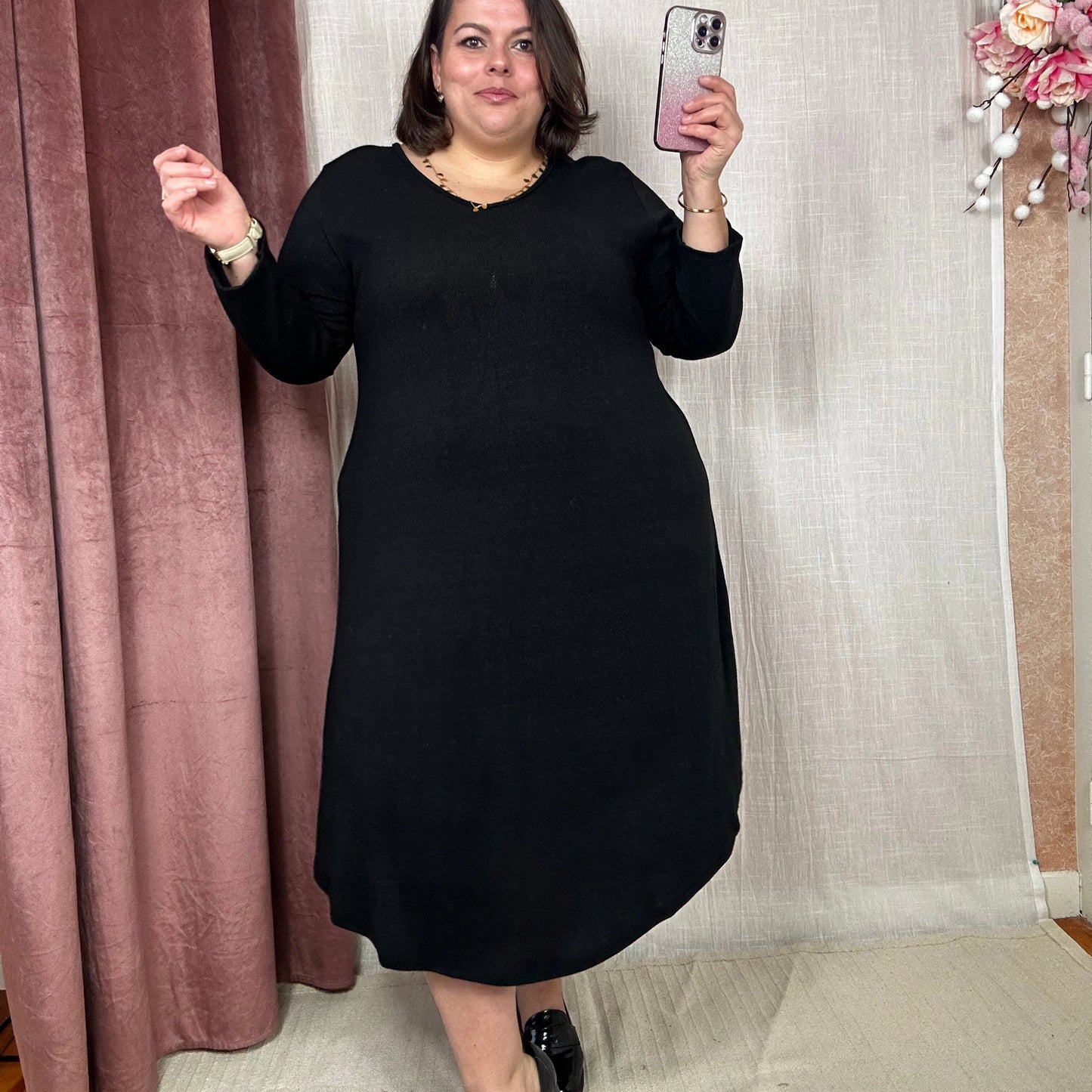 ROBE LONGUE TRICOT