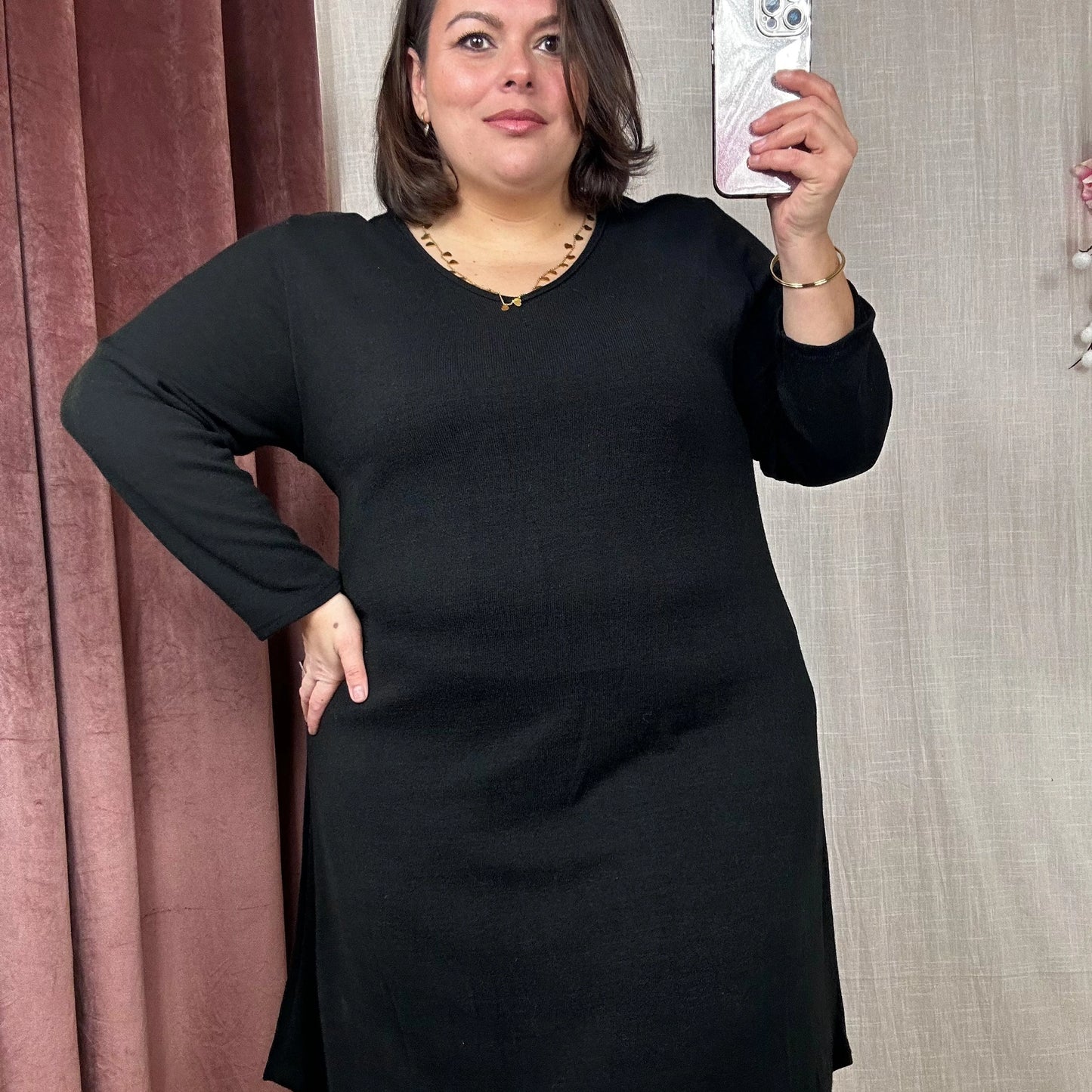 ROBE LONGUE TRICOT