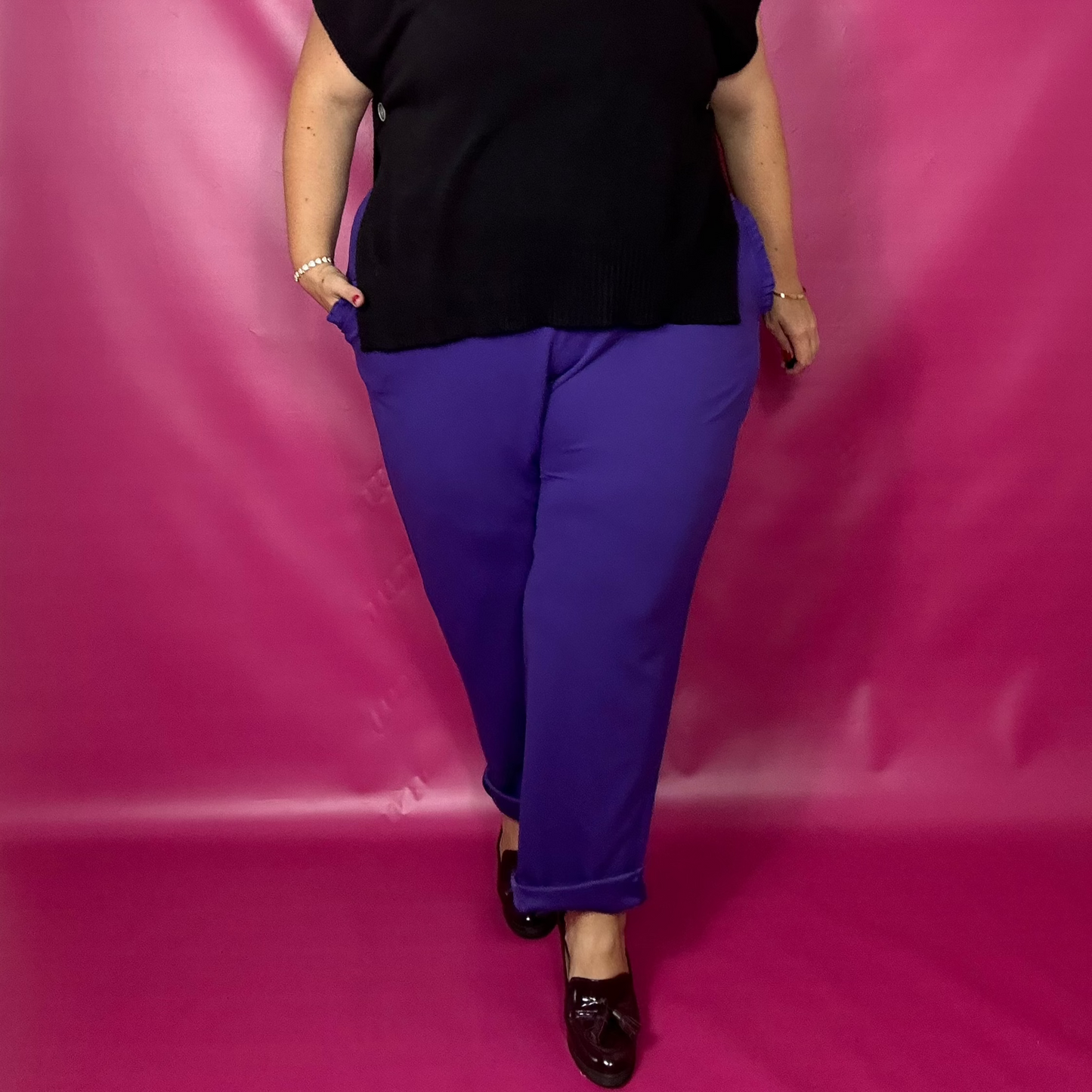 PANTALON ITALIAN TWIST - VIOLET L'indisciplinée