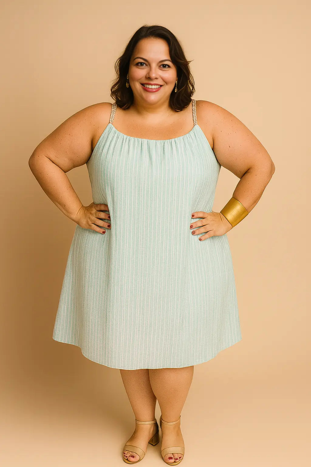 ROBE LINA VERT D'EAU L'indisciplinée