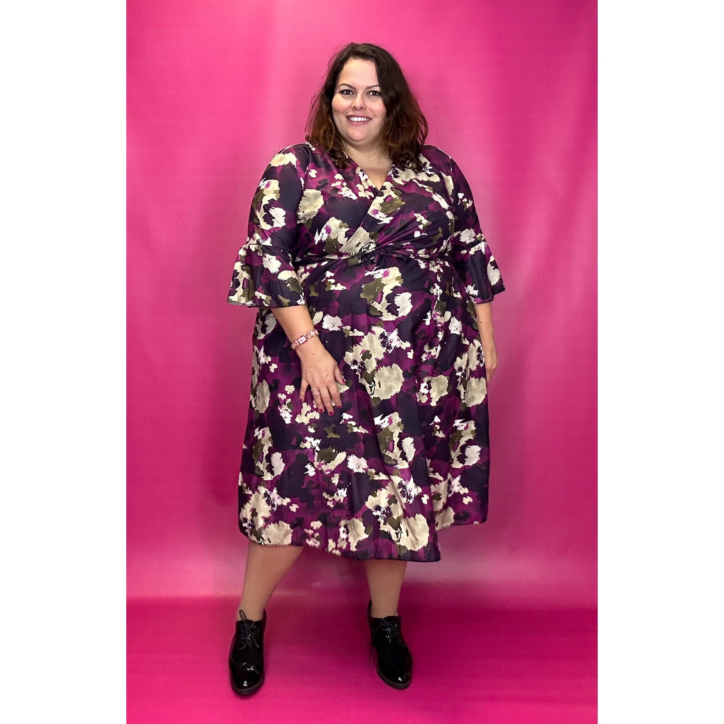 ROBE CAMOUFLAGE VIOLETTE