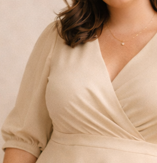 Vêtements curvy beige – Mode grande taille moderne