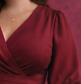 Vêtements curvy bordeaux – Mode grande taille moderne