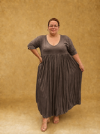 Robe longue en viscose teintée L'indisciplinée