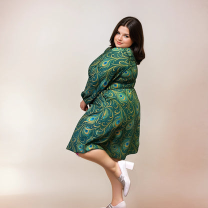 ROBE CACHE-COEUR PEACOCK L'indisciplinée