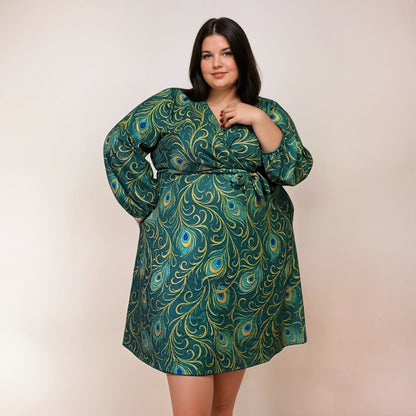 ROBE CACHE-COEUR PEACOCK L'indisciplinée