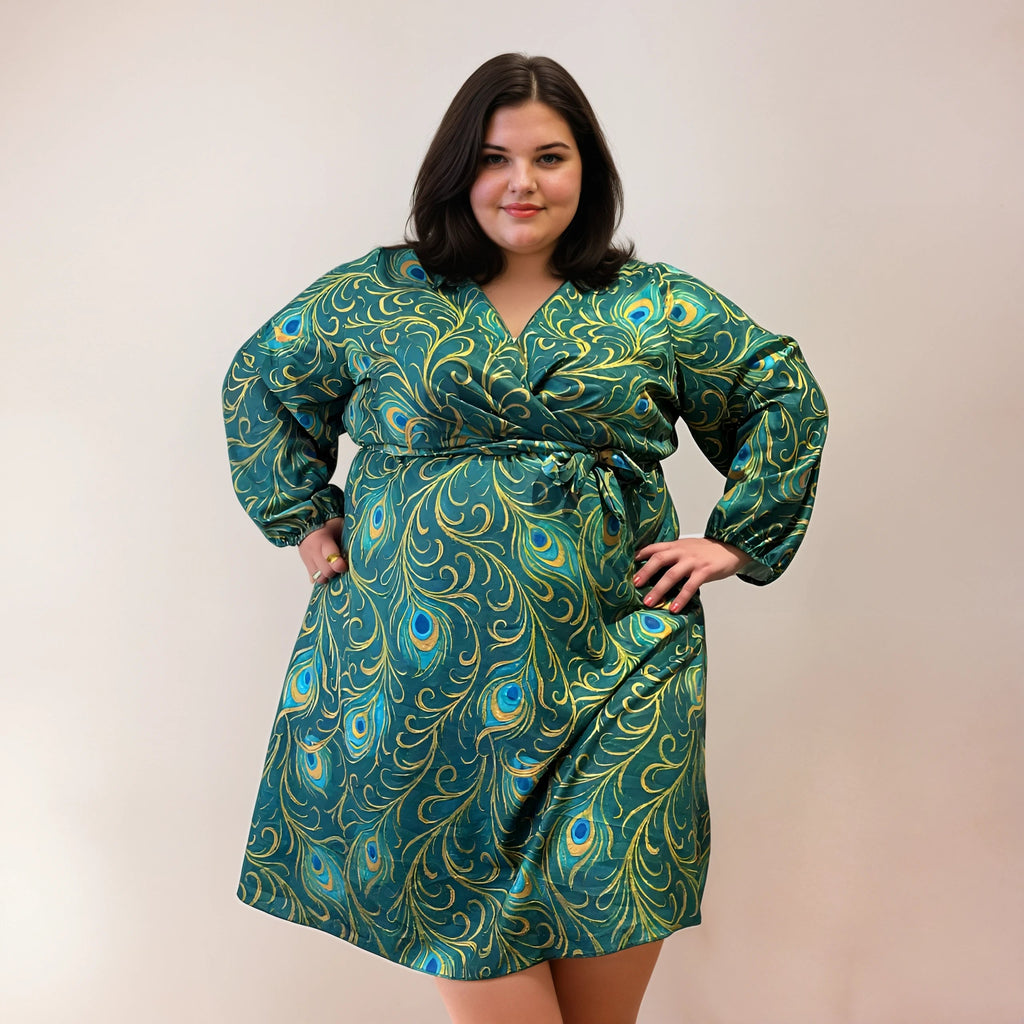 ROBE CACHE-COEUR PEACOCK L'indisciplinée