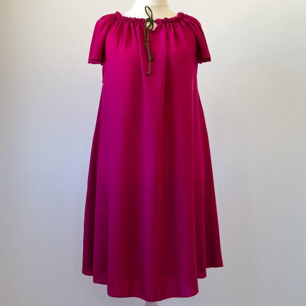 ROBE VISCOSE FUXIA