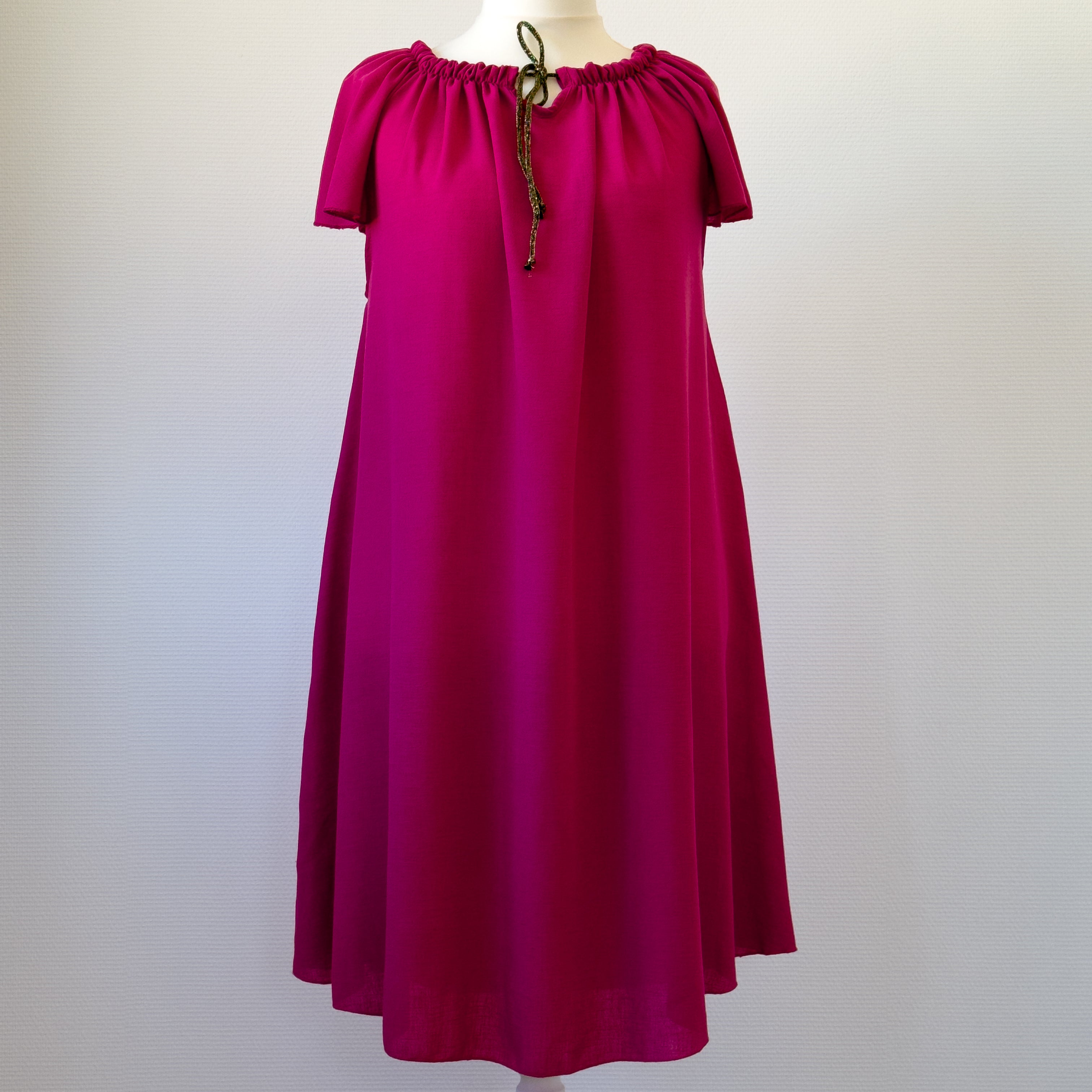 ROBE VISCOSE FUXIA