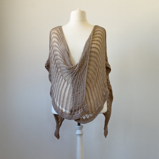 PONCHON MAILLE BEIGE