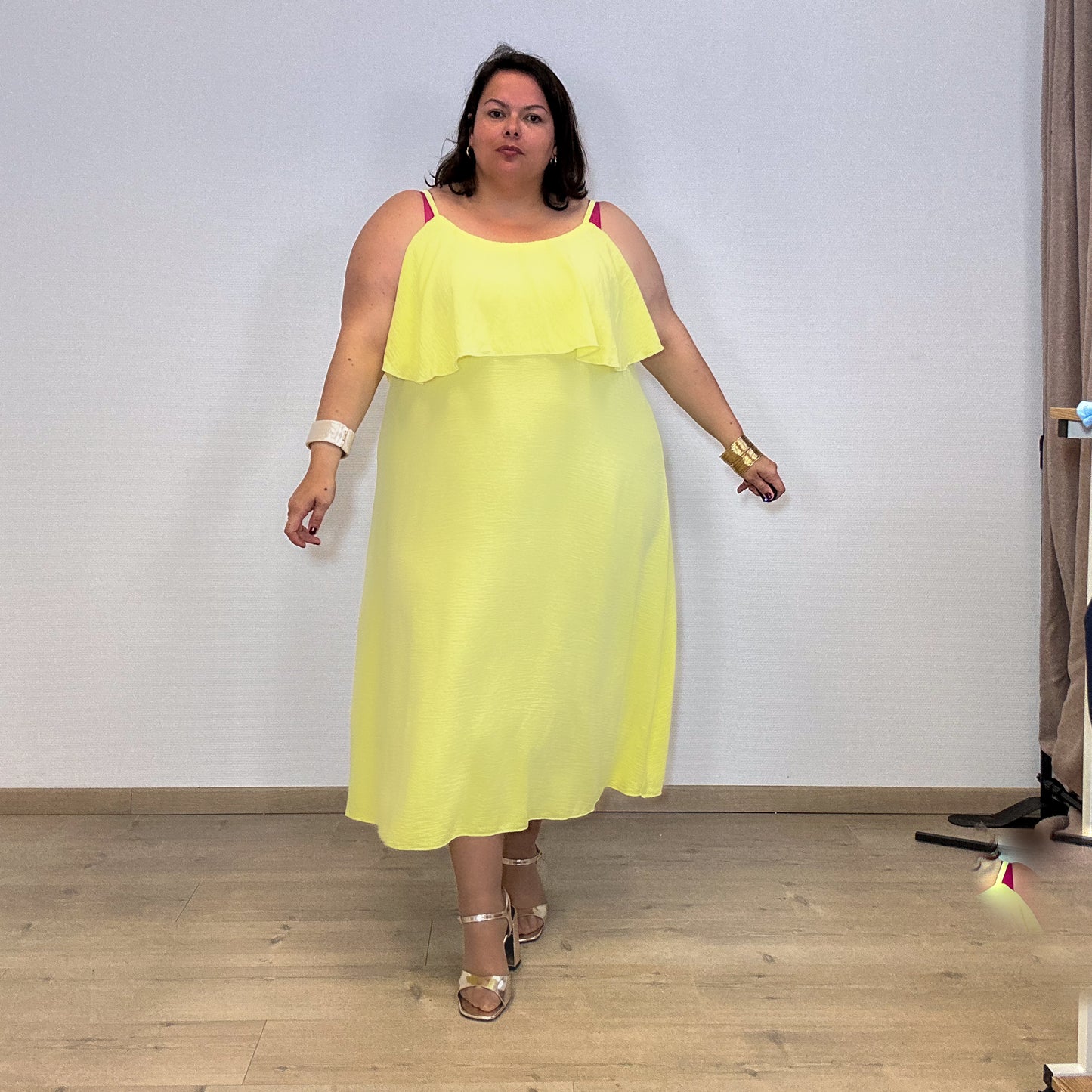 ROBE STRAPPY GIALLO