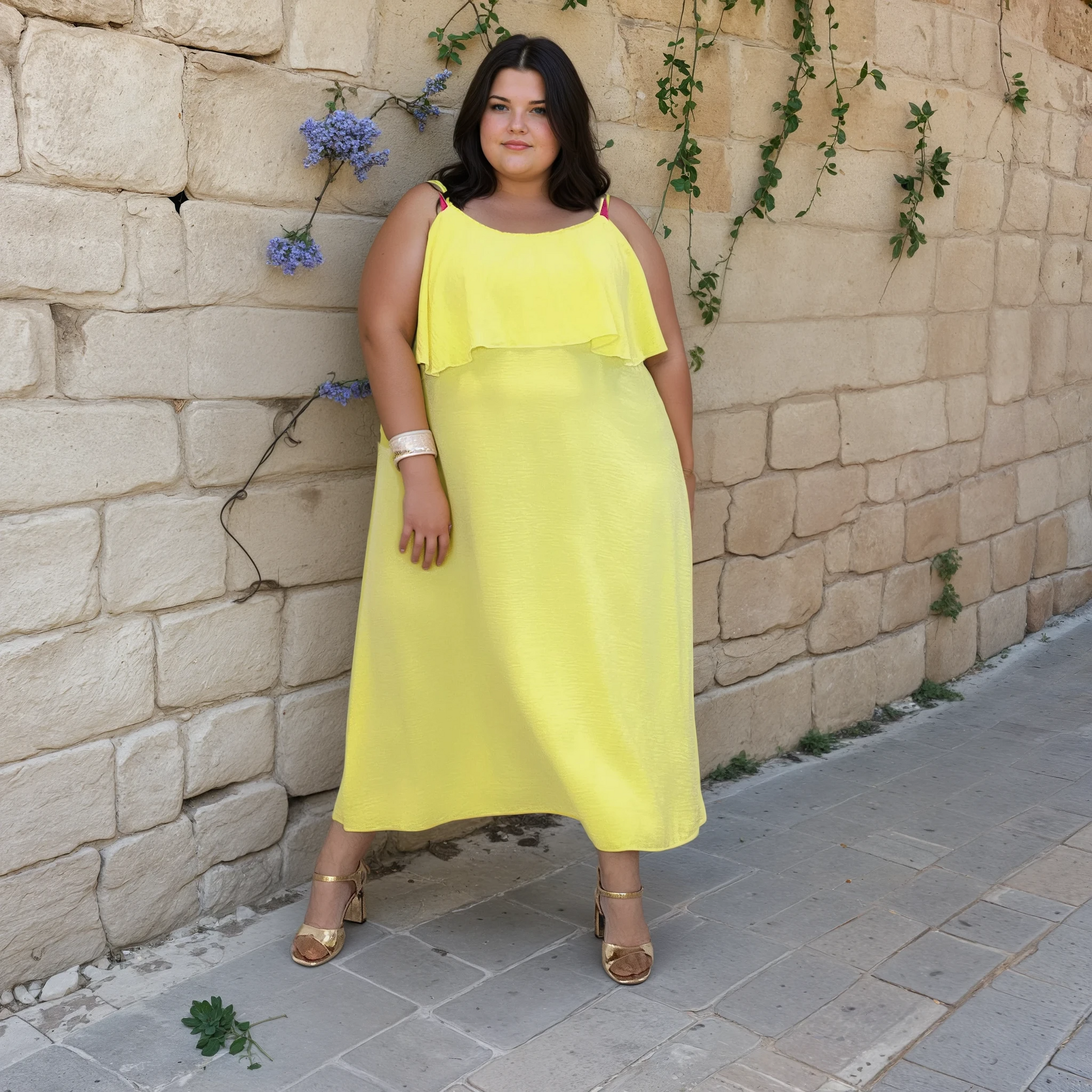 ROBE STRAPPY GIALLO L'indisciplinée