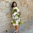 ROBE FEUILLAGE VERTE L'indisciplinée