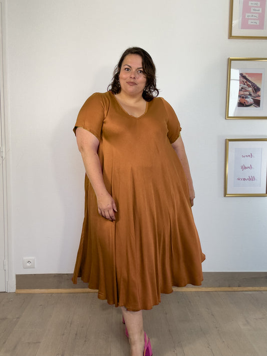 ROBE SHIBORI CAMEL