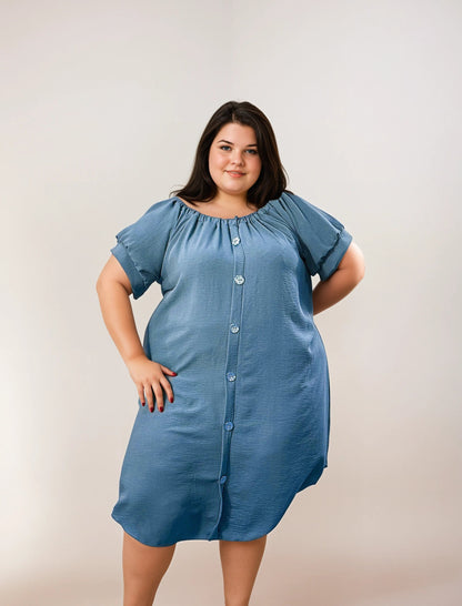 ROBE BOUTON ENCRE L'indisciplinée