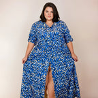 ROBE CHEMISE LONGUE IMPRIMÉ BLUESTAIN L'indisciplinée