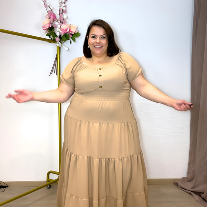 ROBE BOHÈME MULTI-VOLANTS