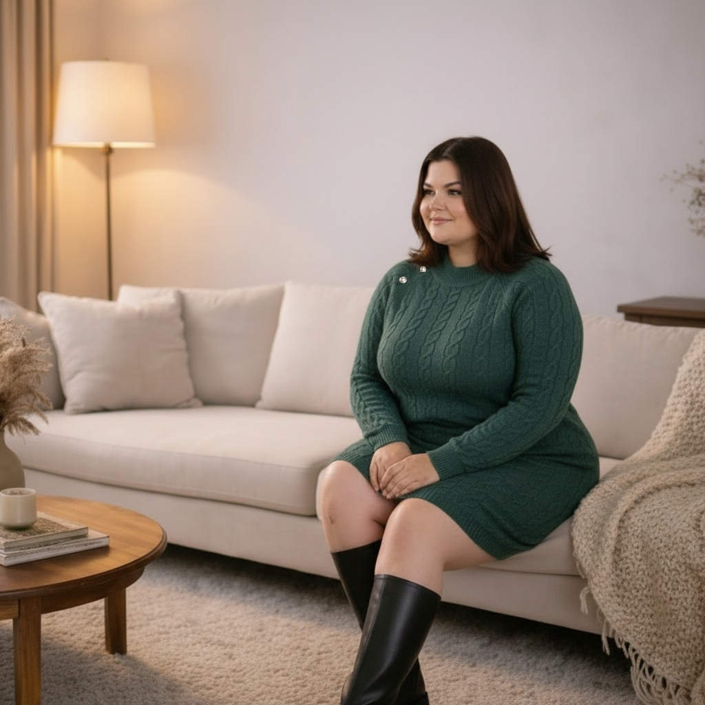 ROBE PULL À MINI COL L'indisciplinée