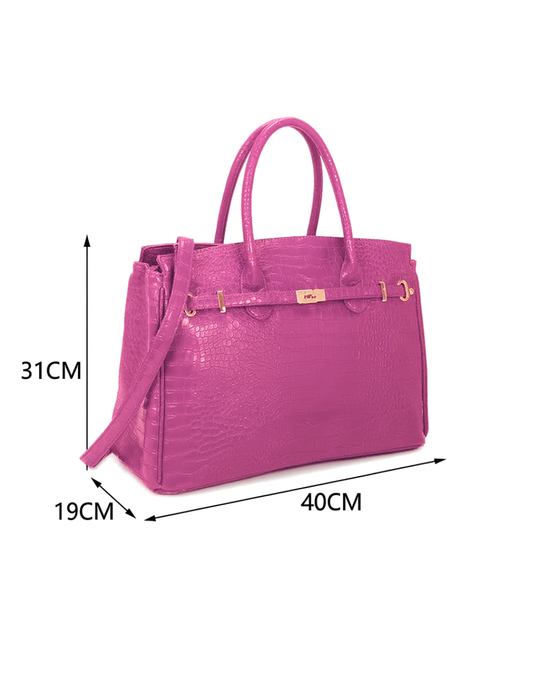 SAC - " IT'S NOT A BAG, IT'S A BIRKIN " - FUSCHIA