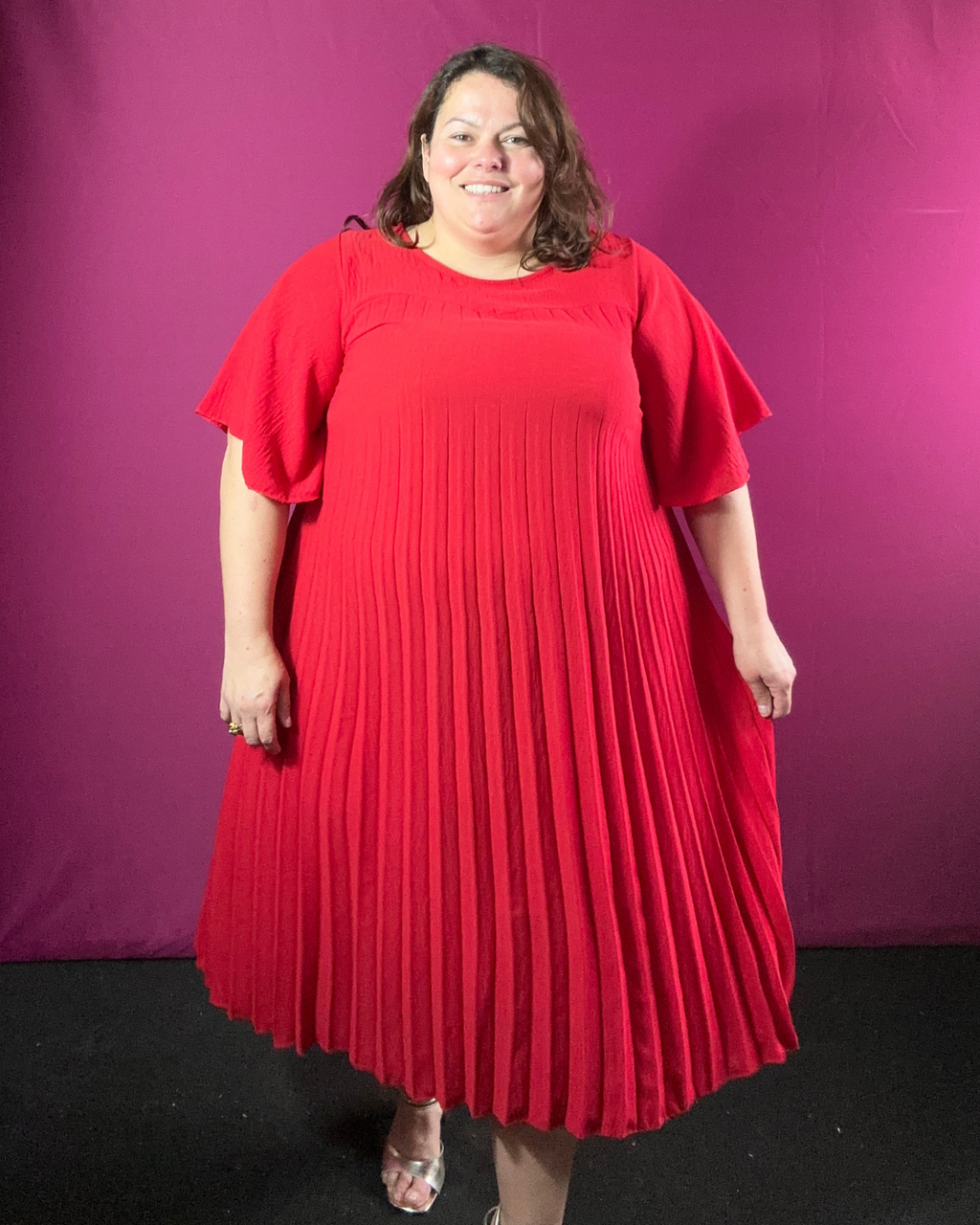 ROBE GRENAT L'indisciplinée