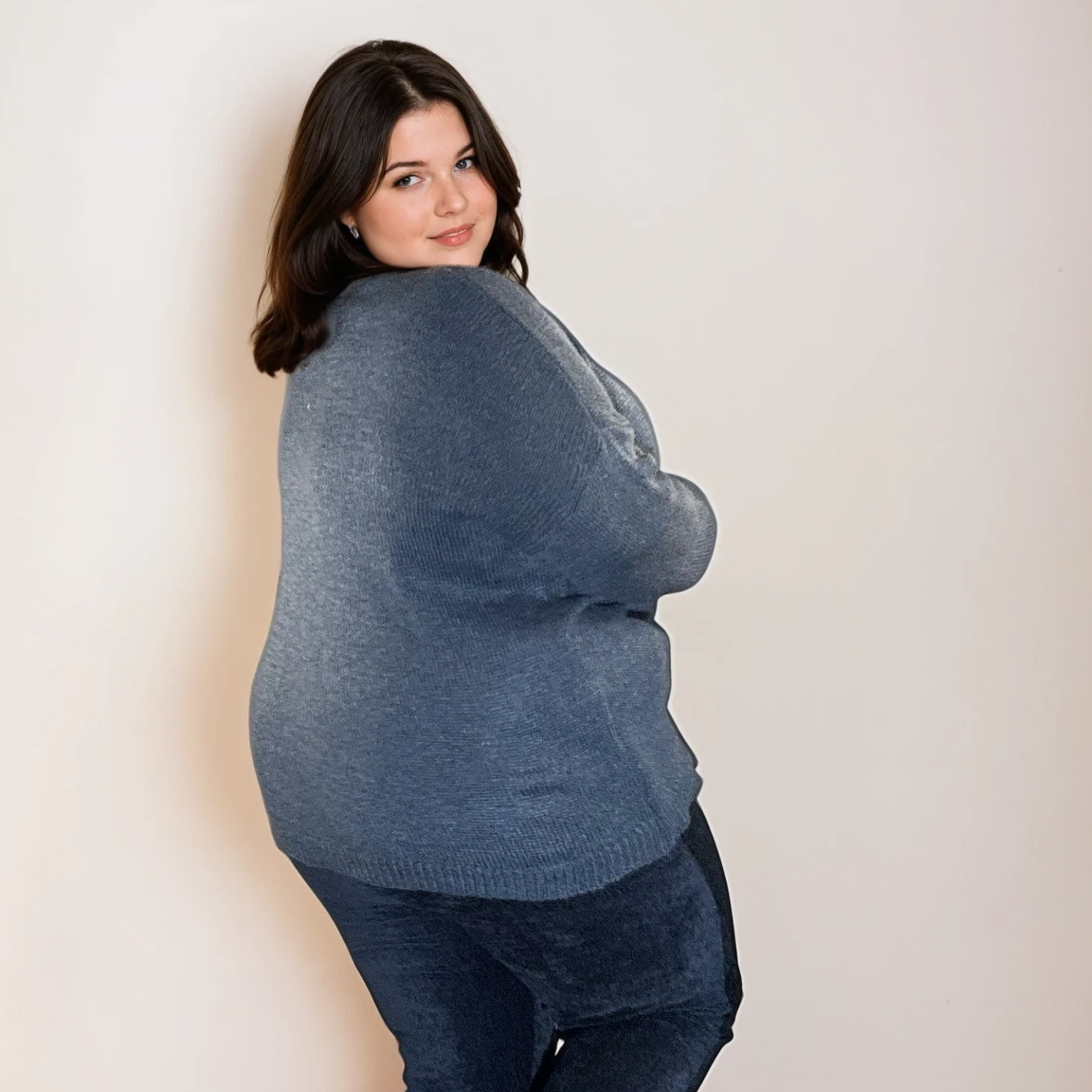 PULL BLEU A COEUR L'indisciplinée