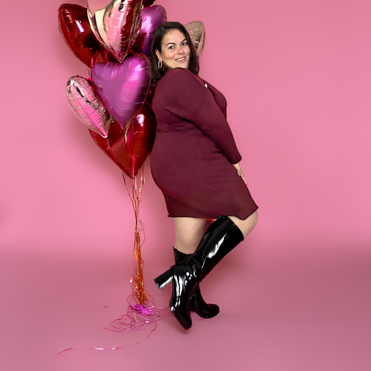 ROBE PULL AVEC BOUTON DORÉS L'indisciplinée