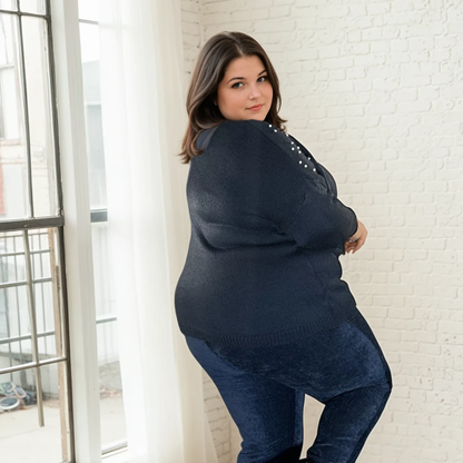 PULL MARINE A PERLES L'indisciplinée