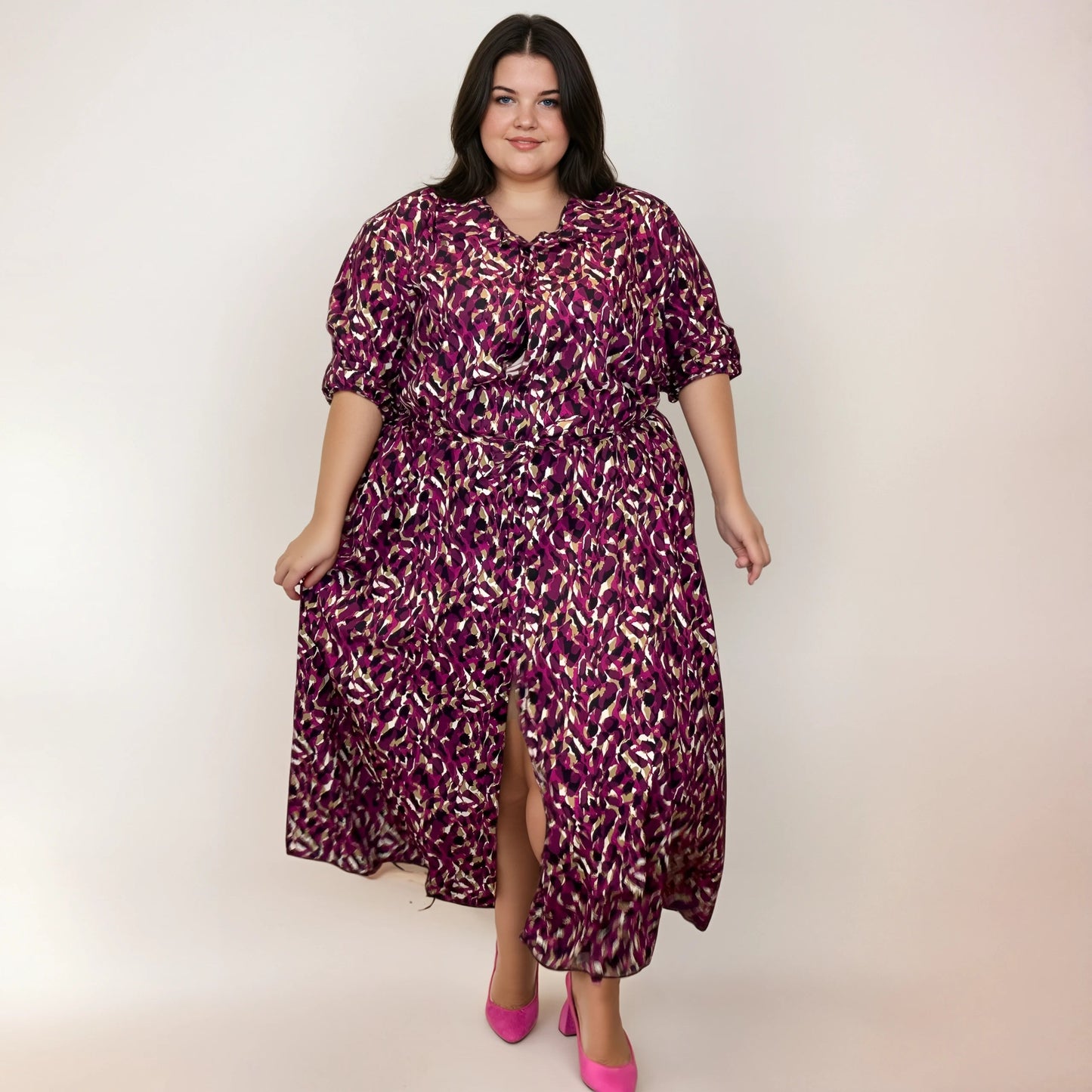 ROBE CHEMISE LONGUE IMPRIMÉ PINKSTAIN L'indisciplinée