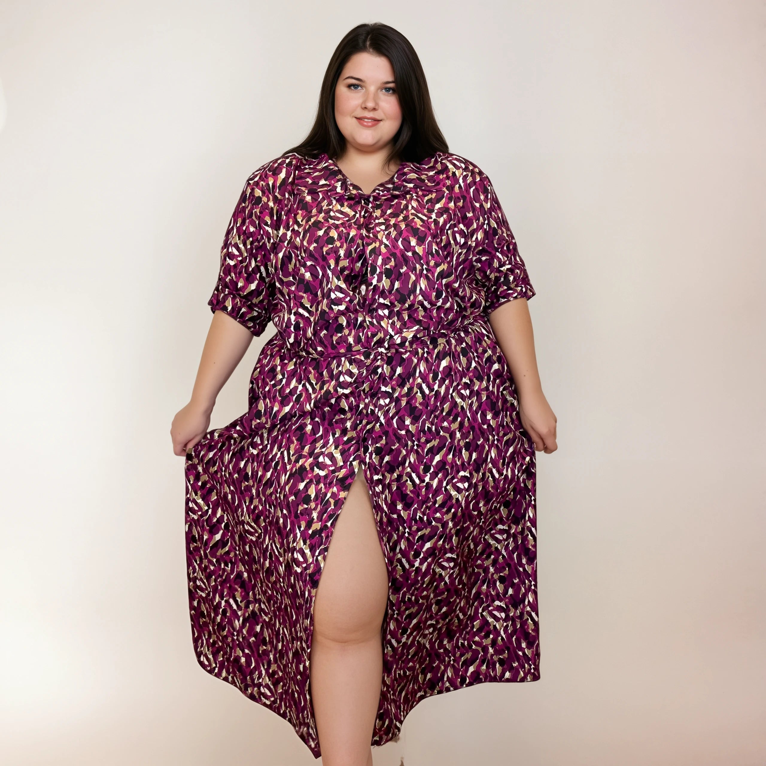 ROBE CHEMISE LONGUE IMPRIMÉ PINKSTAIN L'indisciplinée