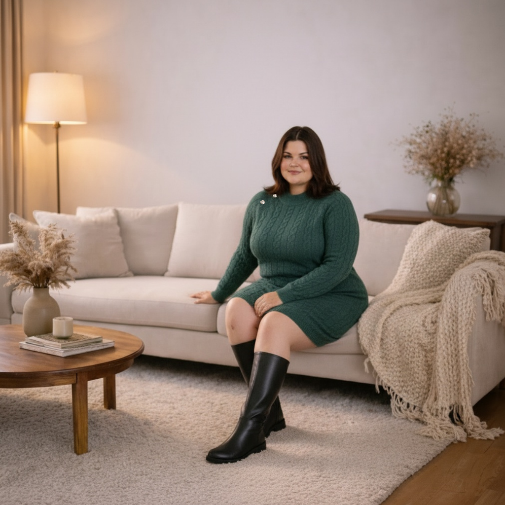 ROBE PULL À MINI COL L'indisciplinée