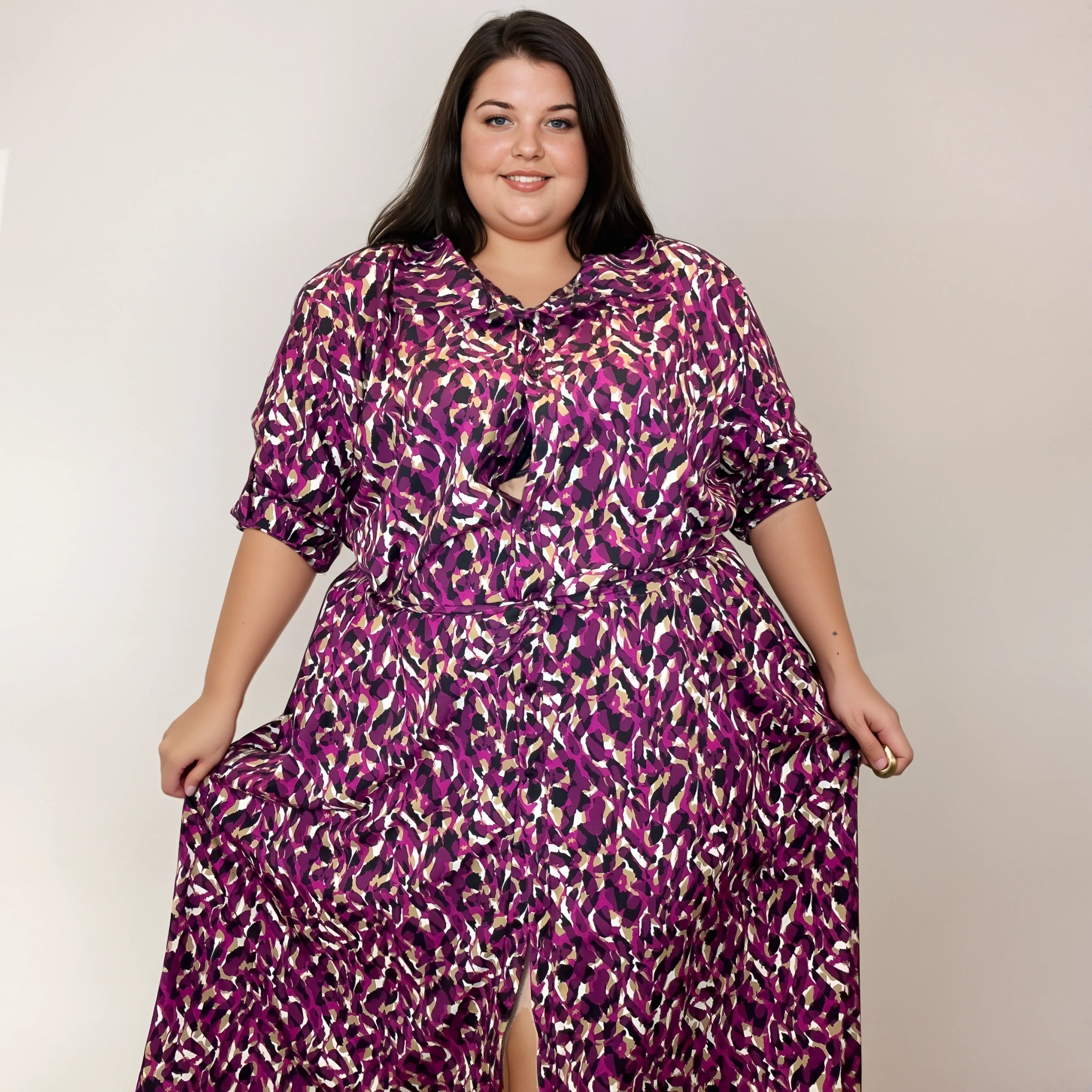 ROBE CHEMISE LONGUE IMPRIMÉ PINKSTAIN L'indisciplinée