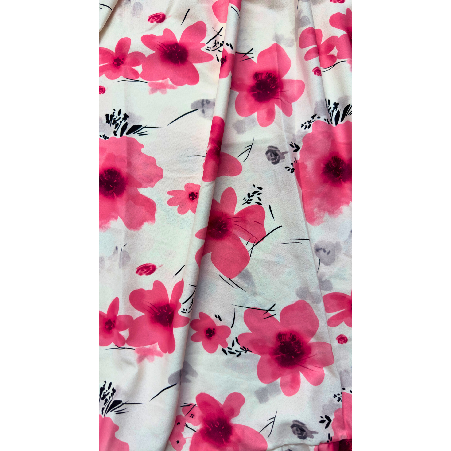ROBE CACHE-COEUR - FLEUR FUSCHIA L'indisciplinée