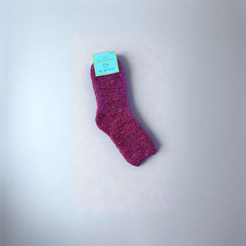 CHAUSSETTES DE MAISON - ROUGE L'indisciplinée