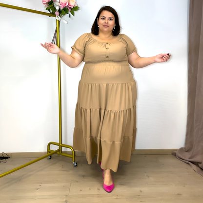 ROBE BOHÈME MULTI-VOLANTS