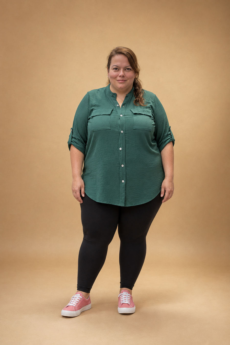 Chemise longue à col Mao MM