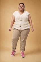 Pantalon à enfiler extensible – poches italiennes MM
