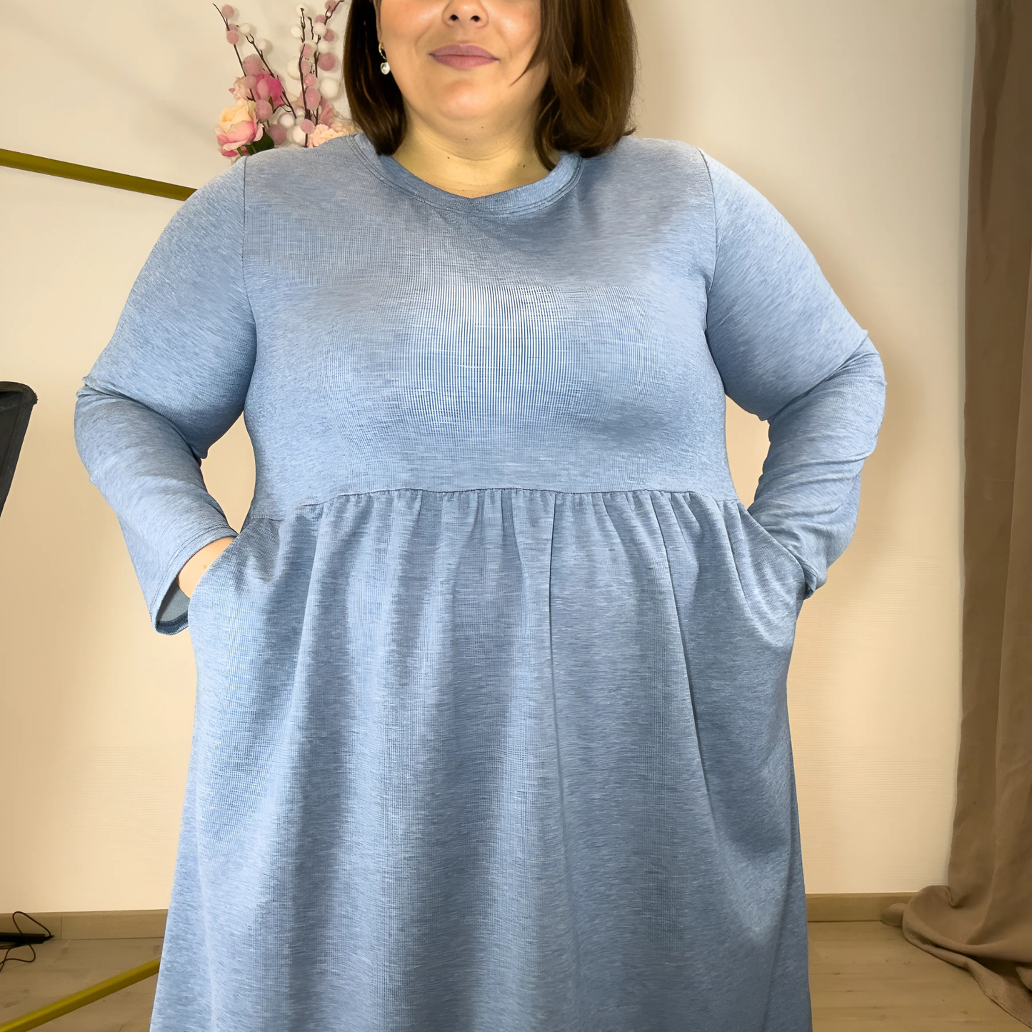 ROBES EN MAILLE MI-SAISON JEANS