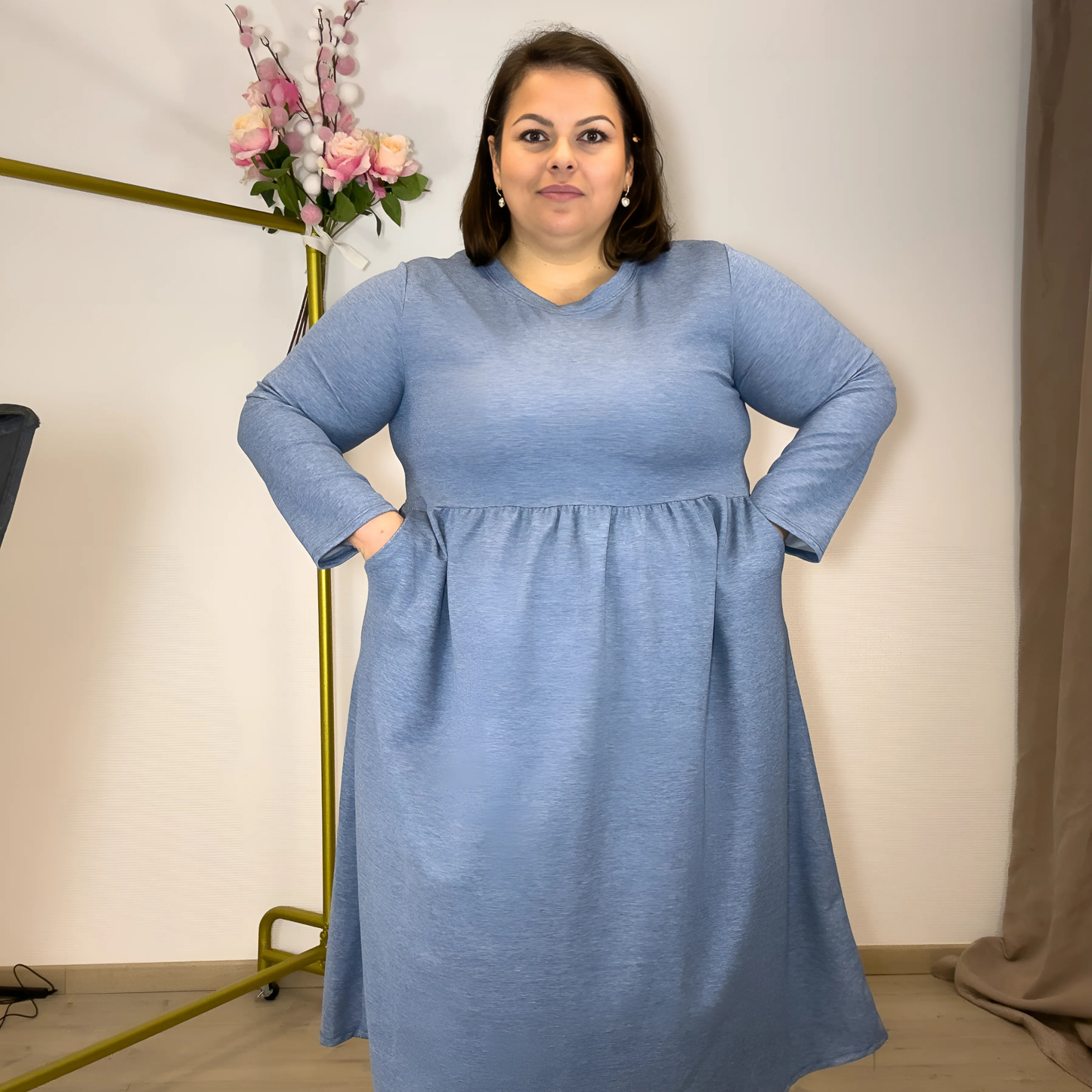 ROBES EN MAILLE MI-SAISON JEANS