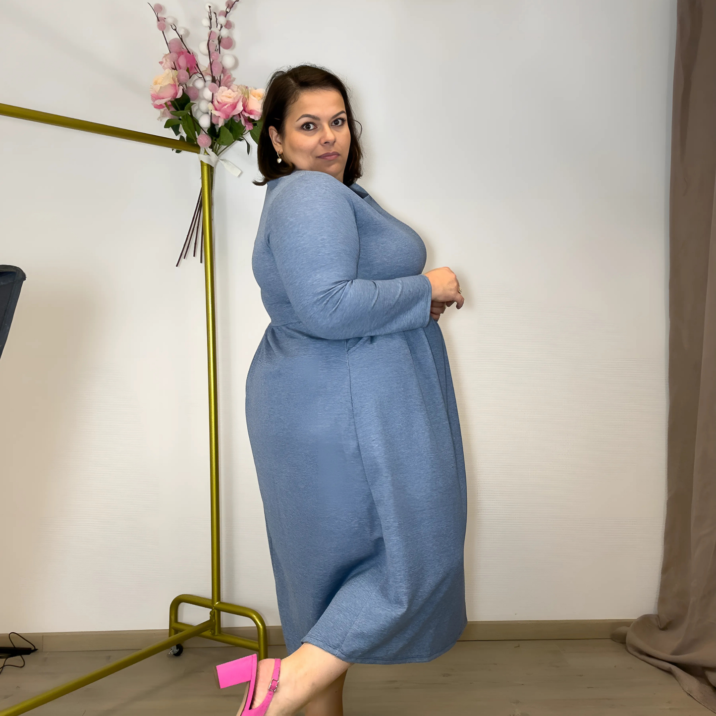 ROBES EN MAILLE MI-SAISON JEANS